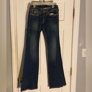 True Religion Dark Blue Flare Jeans
